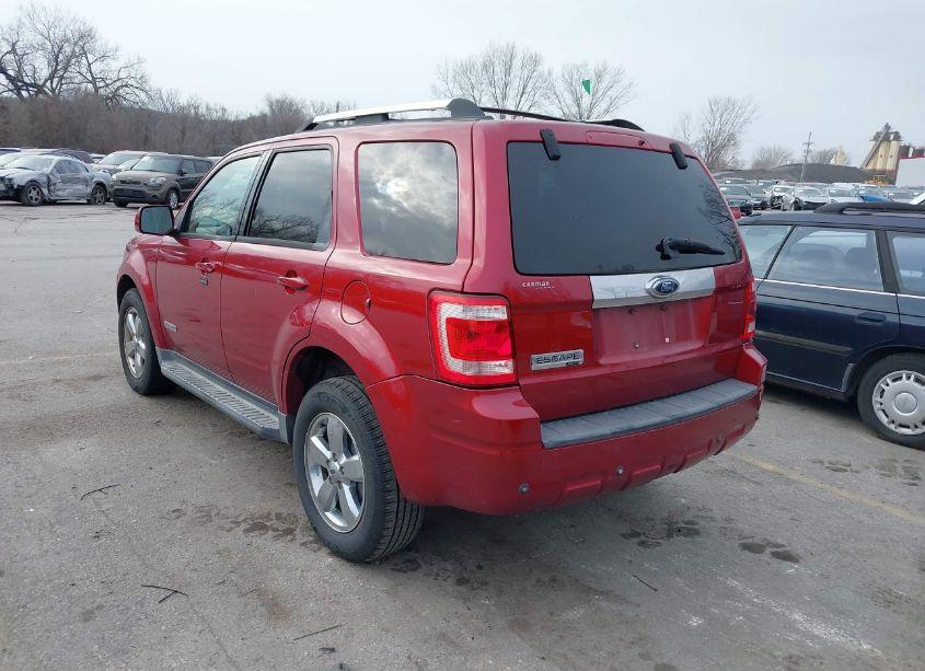Photo 3 of 2008 Ford Escape LIMITED (VIN 1FMCU04168KB92704)