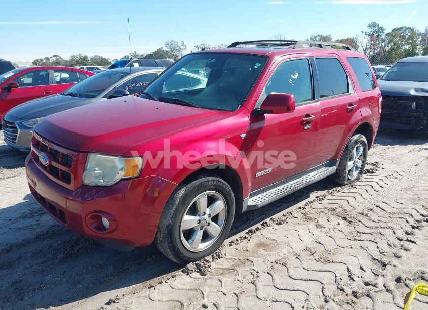 Photo 2 of 2008 Ford Escape LIMITED (VIN 1FMCU04198KA52145)