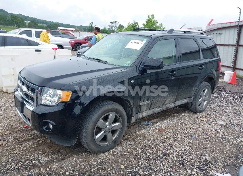 Photo 2 of 2008 Ford Escape LIMITED (VIN 1FMCU041X8KD75927)
