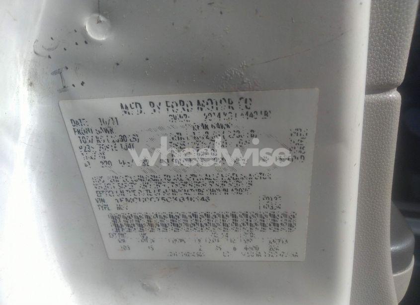 Photo 9 of 2012 Ford Escape XLS (VIN 1FMCU0C75CKB16146)