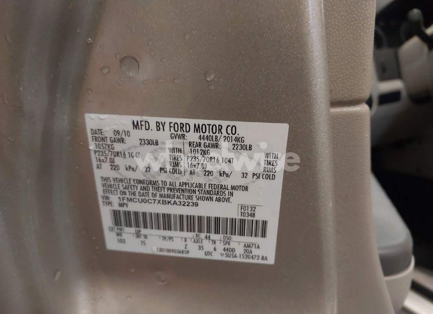 Photo 9 of 2011 Ford Escape XLS (VIN 1FMCU0C7XBKA32239)