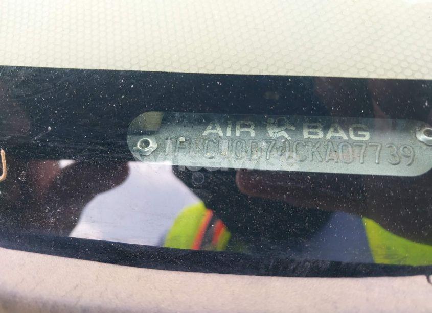 Photo 9 of 2012 Ford Escape XLT (VIN 1FMCU0D74CKA07739)