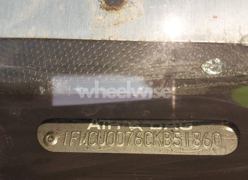 Photo 9 of 2012 Ford Escape XLT (VIN 1FMCU0D76CKB51860)