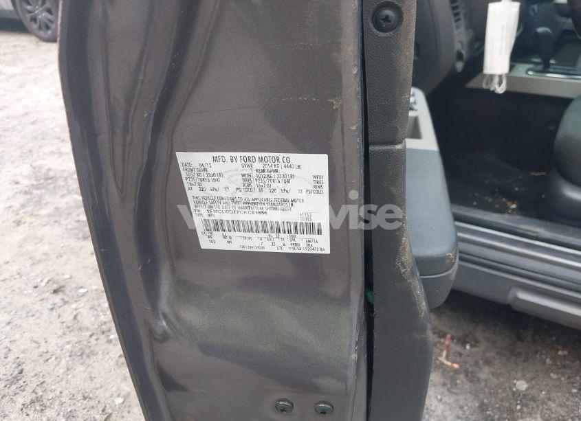 Photo 9 of 2012 Ford Escape XLT (VIN 1FMCU0D77CKC81856)