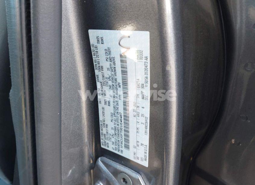 Photo 9 of 2014 Ford Escape S (VIN 1FMCU0F70EUE46487)