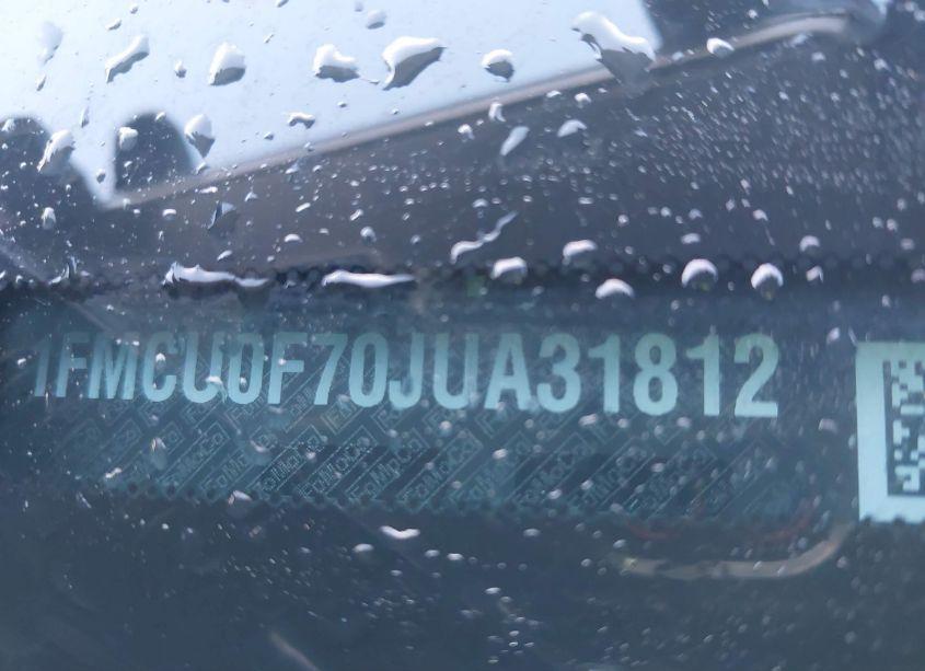 Photo 22 of 2018 Ford Escape S (VIN 1FMCU0F70JUA31812)