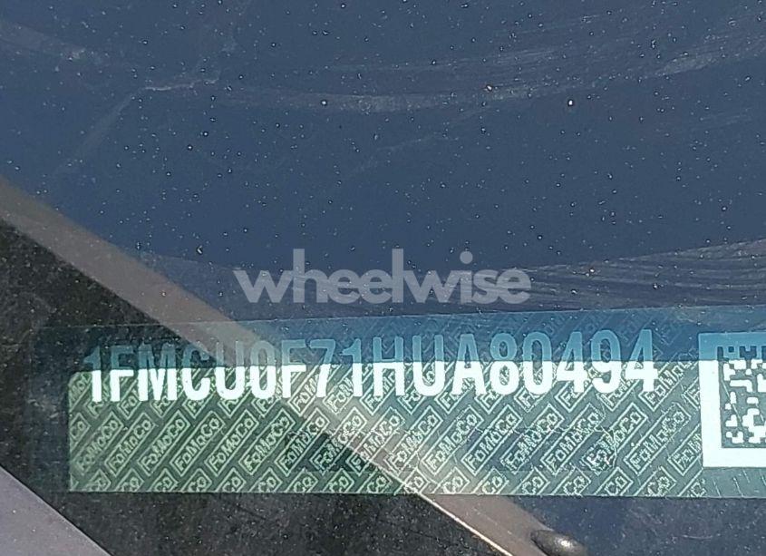 Photo 18 of 2017 Ford Escape S (VIN 1FMCU0F71HUA80494)