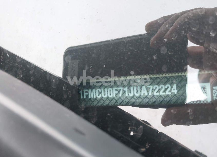 Photo 9 of 2018 Ford Escape S (VIN 1FMCU0F71JUA72224)