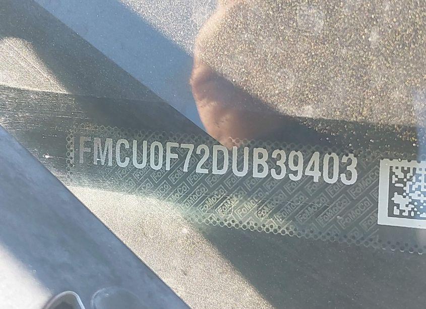 Photo 18 of 2013 Ford Escape S (VIN 1FMCU0F72DUB39403)