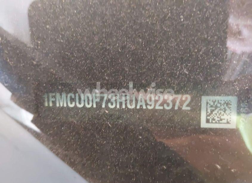 Photo 9 of 2017 Ford Escape S (VIN 1FMCU0F73HUA92372)