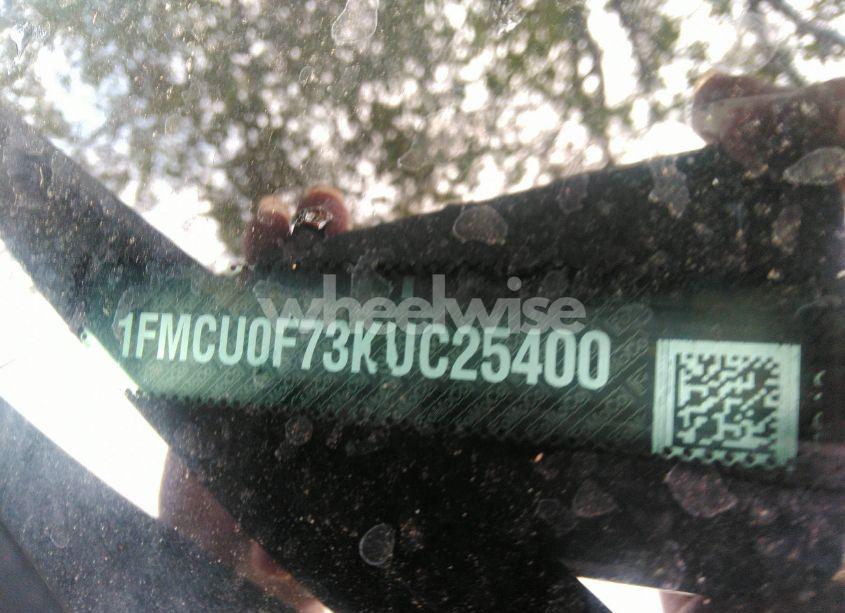 Photo 9 of 2019 Ford Escape S (VIN 1FMCU0F73KUC25400)