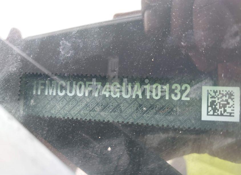 Photo 9 of 2016 Ford Escape S (VIN 1FMCU0F74GUA10132)