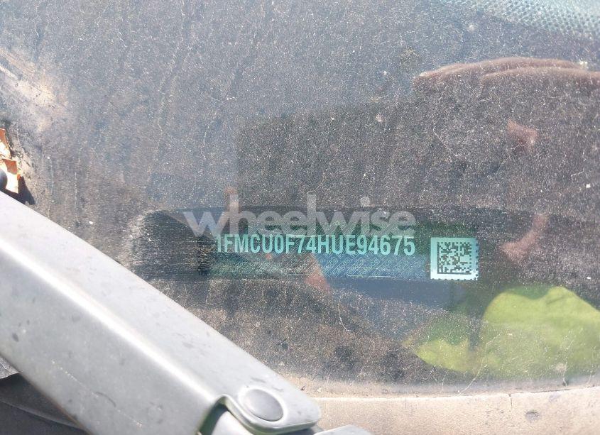 Photo 9 of 2017 Ford Escape S (VIN 1FMCU0F74HUE94675)