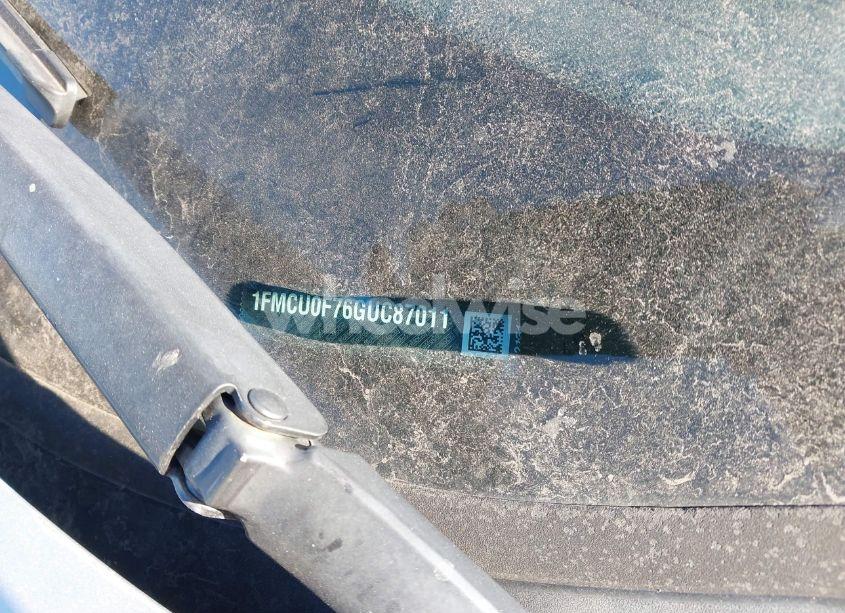 Photo 9 of 2016 Ford Escape S (VIN 1FMCU0F76GUC87011)