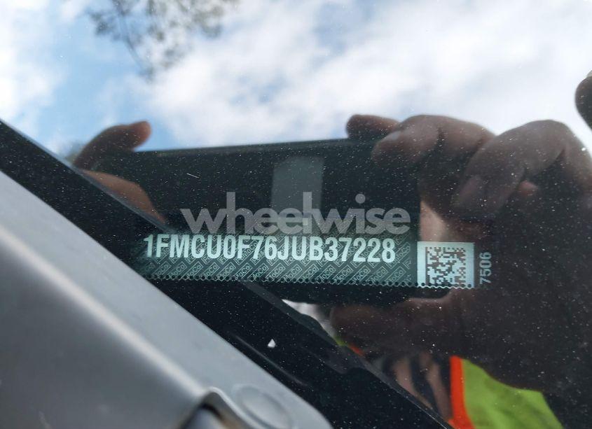 Photo 9 of 2018 Ford Escape S (VIN 1FMCU0F76JUB37228)