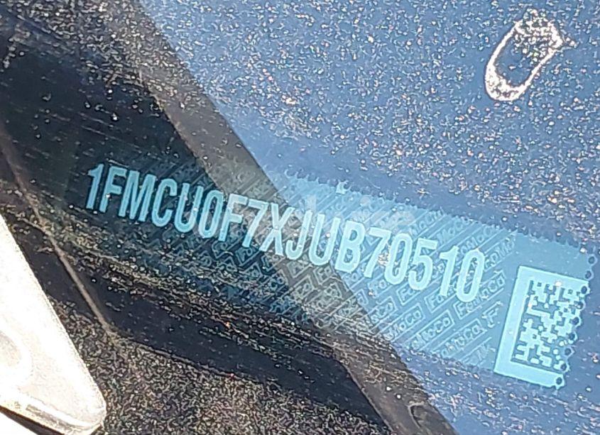 Photo 9 of 2018 Ford Escape S (VIN 1FMCU0F7XJUB70510)