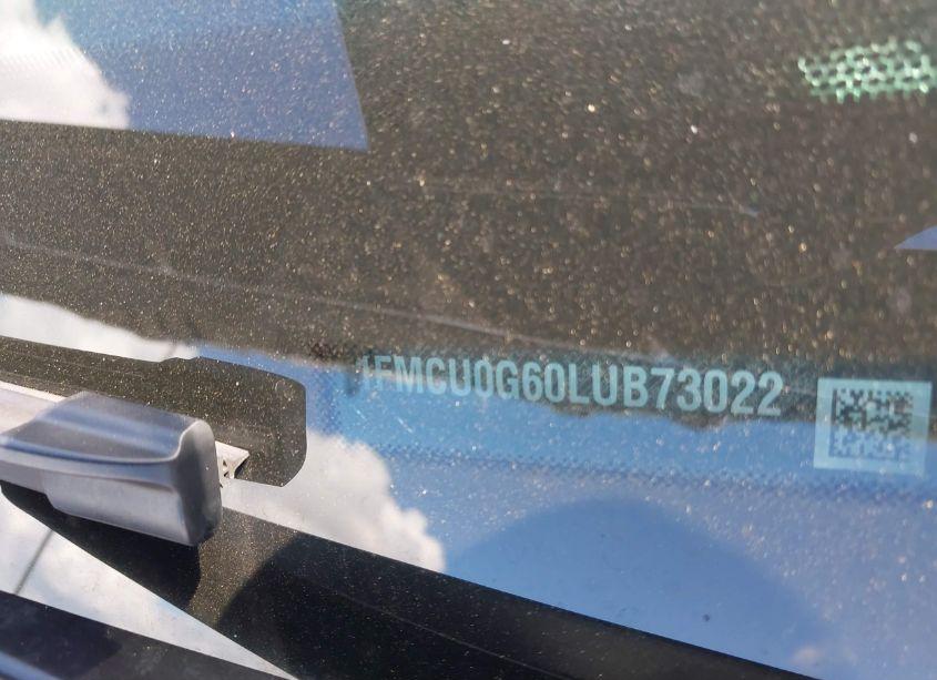 Photo 9 of 2020 Ford Escape SE (VIN 1FMCU0G60LUB73022)