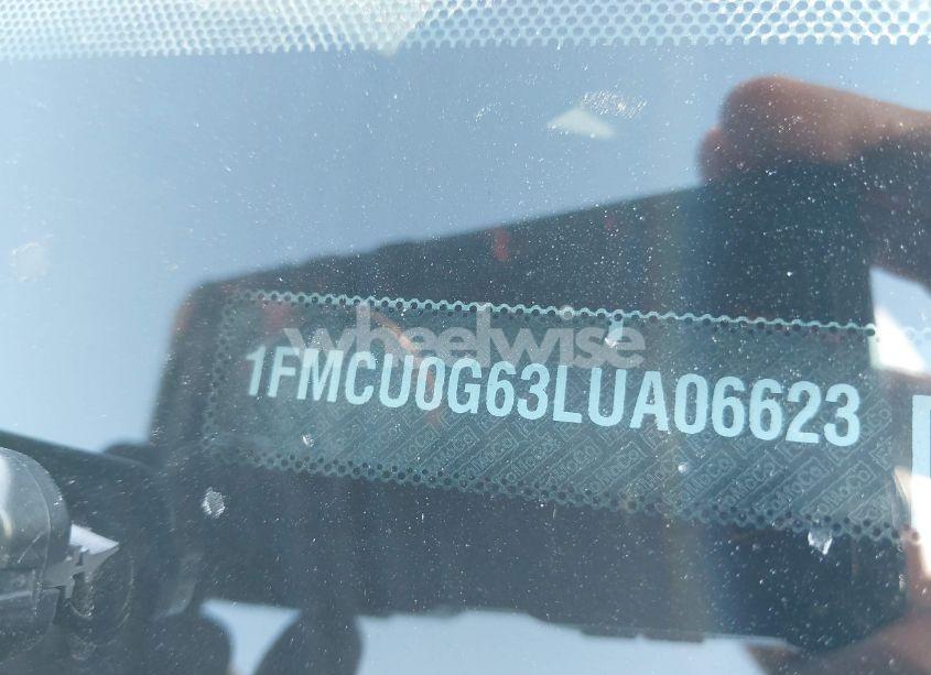 Photo 9 of 2020 Ford Escape SE (VIN 1FMCU0G63LUA06623)