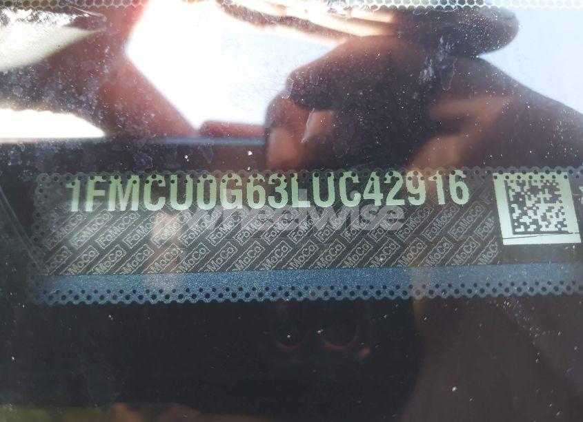 Photo 9 of 2020 Ford Escape SE (VIN 1FMCU0G63LUC42916)