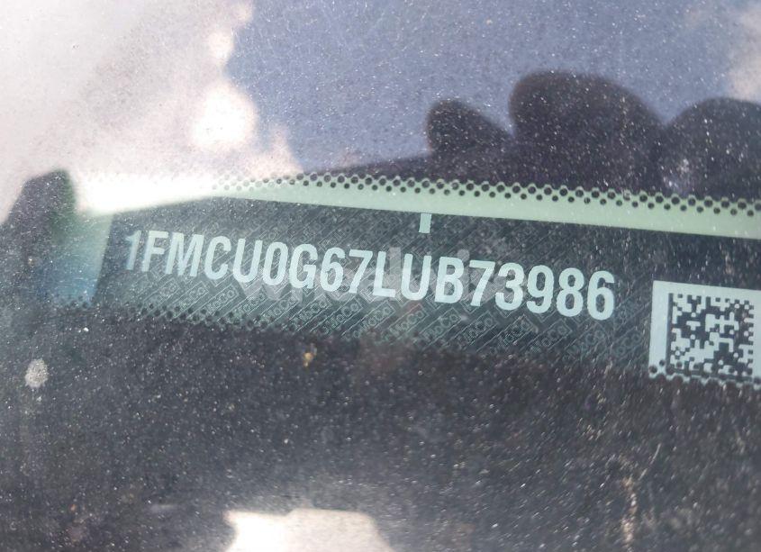 Photo 9 of 2020 Ford Escape SE (VIN 1FMCU0G67LUB73986)