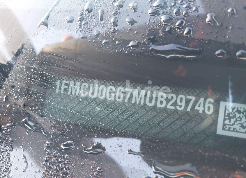 Photo 9 of 2021 Ford Escape SE (VIN 1FMCU0G67MUB29746)