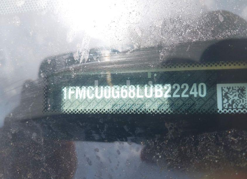 Photo 9 of 2020 Ford Escape SE (VIN 1FMCU0G68LUB22240)