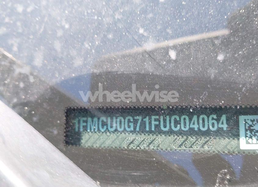 Photo 18 of 2015 Ford Escape SE (VIN 1FMCU0G71FUC04064)