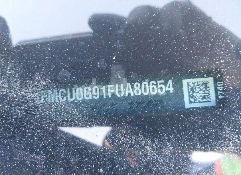 Photo 9 of 2015 Ford Escape SE (VIN 1FMCU0G91FUA80654)