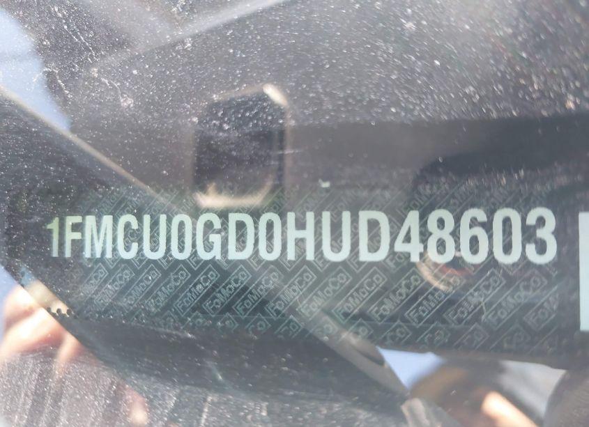 Photo 9 of 2017 Ford Escape SE (VIN 1FMCU0GD0HUD48603)