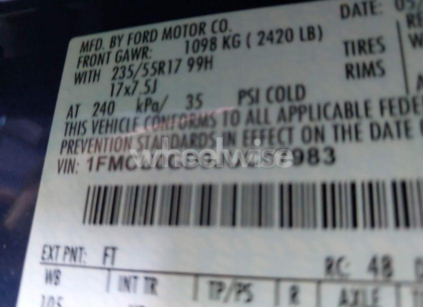 Photo 9 of 2018 Ford Escape SE (VIN 1FMCU0GD0JUC57983)