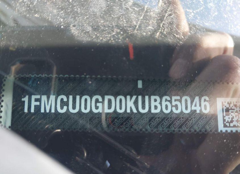 Photo 9 of 2019 Ford Escape SE (VIN 1FMCU0GD0KUB65046)