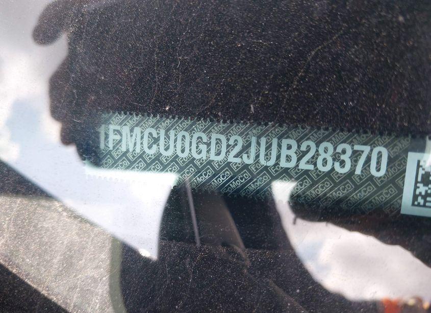 Photo 9 of 2018 Ford Escape SE (VIN 1FMCU0GD2JUB28370)