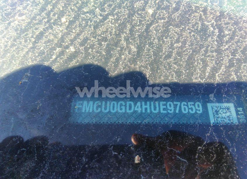 Photo 9 of 2017 Ford Escape SE (VIN 1FMCU0GD4HUE97659)