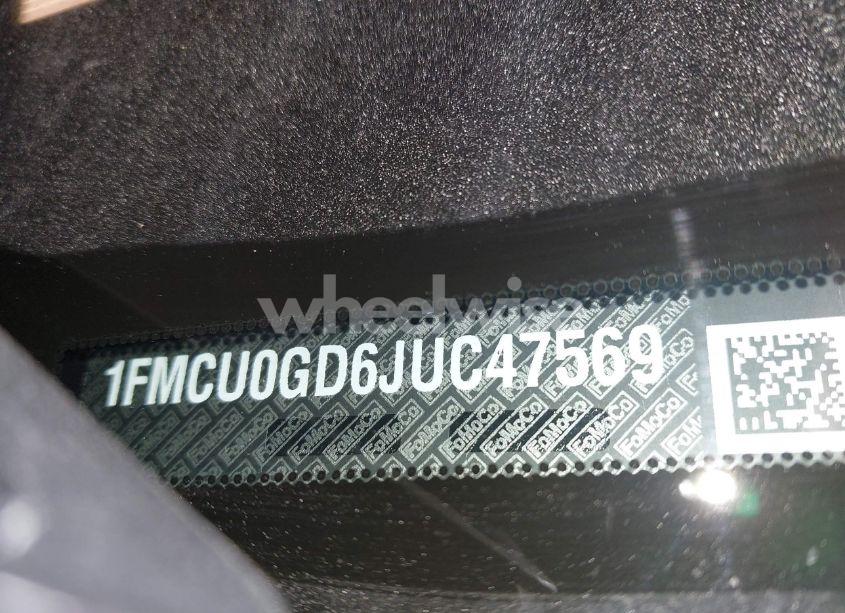 Photo 9 of 2018 Ford Escape SE (VIN 1FMCU0GD6JUC47569)