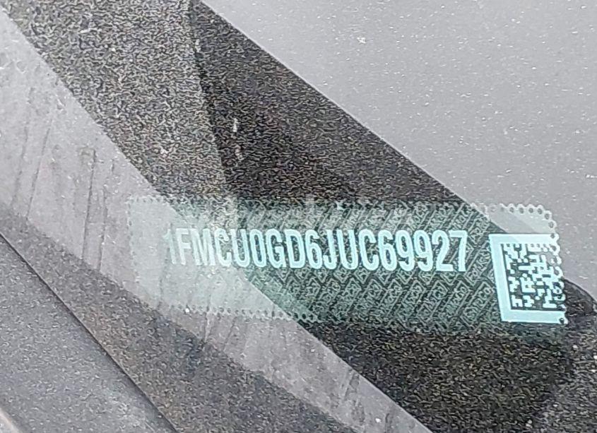 Photo 9 of 2018 Ford Escape SE (VIN 1FMCU0GD6JUC69927)