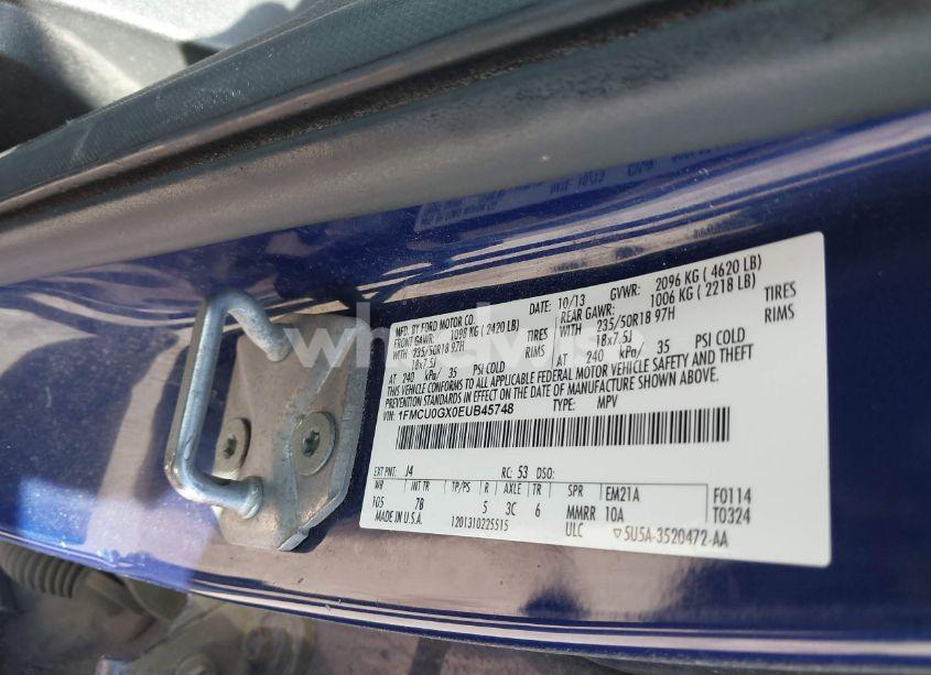 Photo 9 of 2014 Ford Escape SE (VIN 1FMCU0GX0EUB45748)