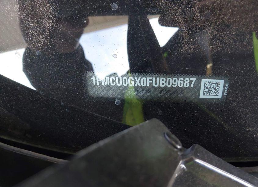 Photo 9 of 2015 Ford Escape SE (VIN 1FMCU0GX0FUB09687)