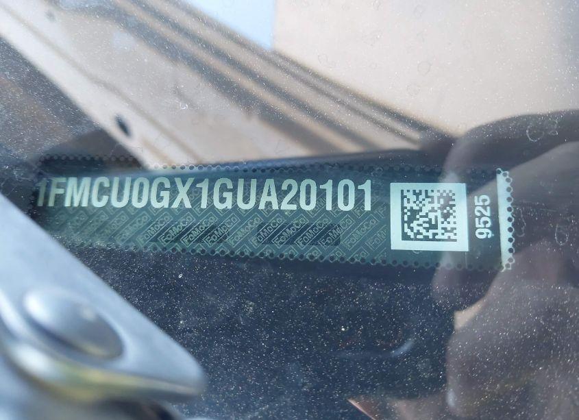 Photo 9 of 2016 Ford Escape SE (VIN 1FMCU0GX1GUA20101)