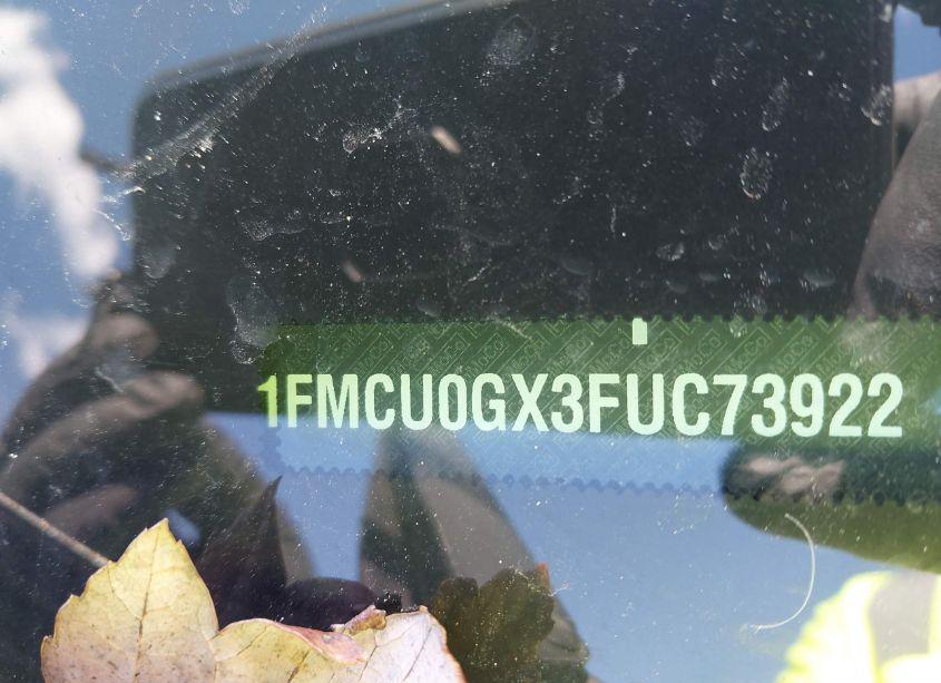 Photo 9 of 2015 Ford Escape SE (VIN 1FMCU0GX3FUC73922)