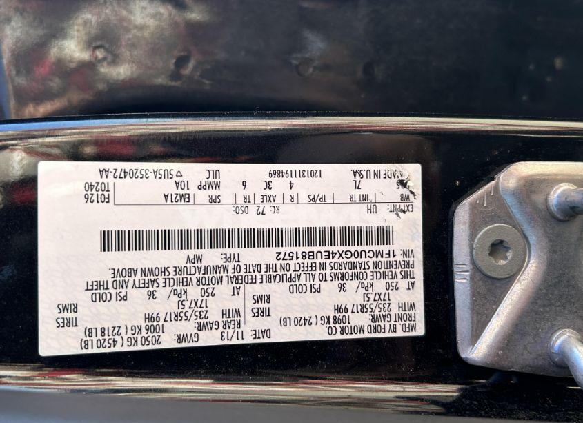 Photo 9 of 2014 Ford Escape SE (VIN 1FMCU0GX4EUB81572)