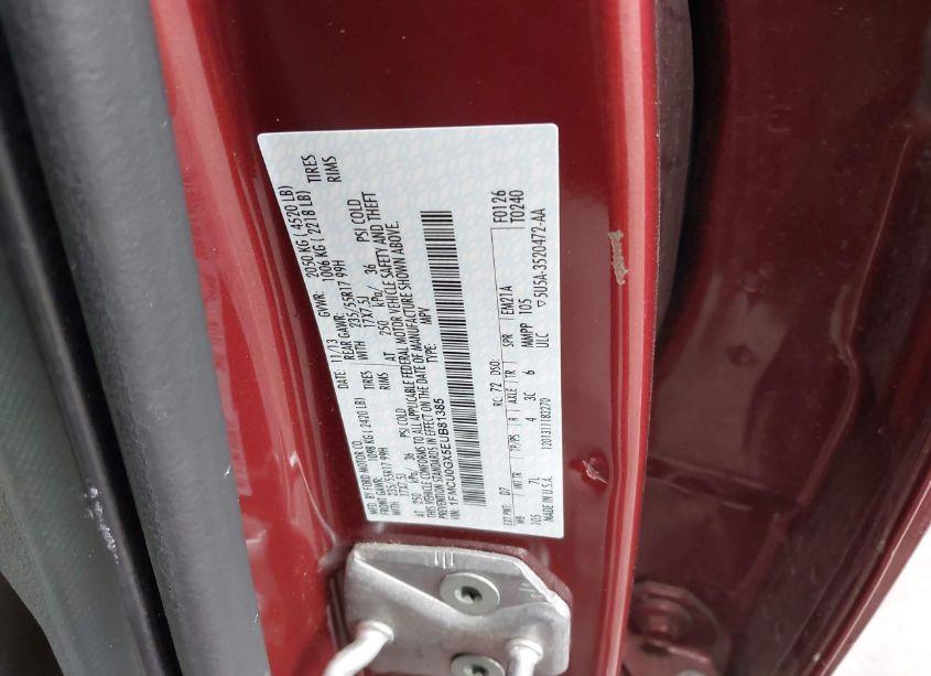 Photo 9 of 2014 Ford Escape SE (VIN 1FMCU0GX5EUB81385)