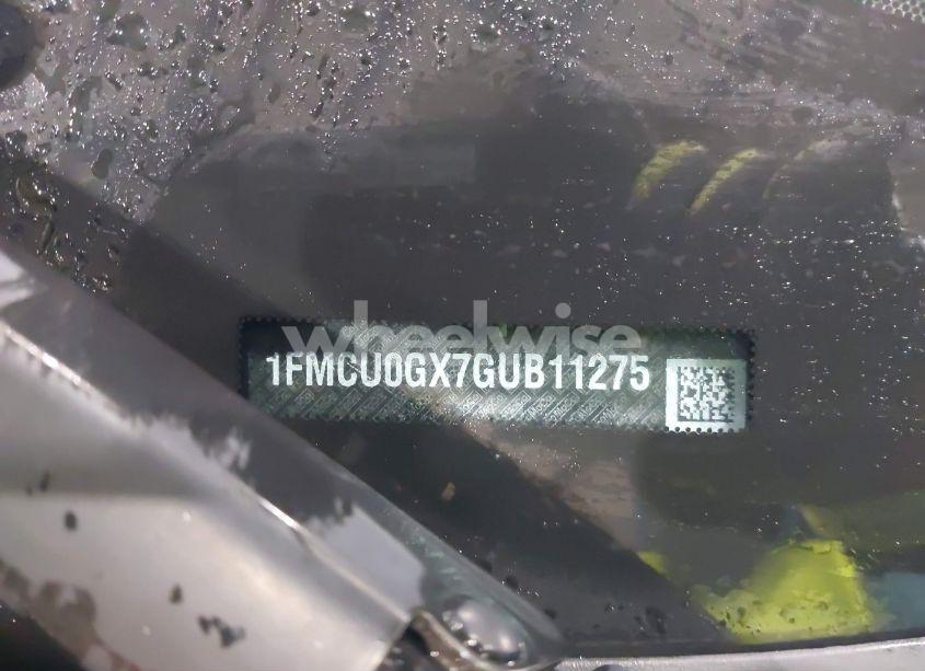 Photo 9 of 2016 Ford Escape SE (VIN 1FMCU0GX7GUB11275)