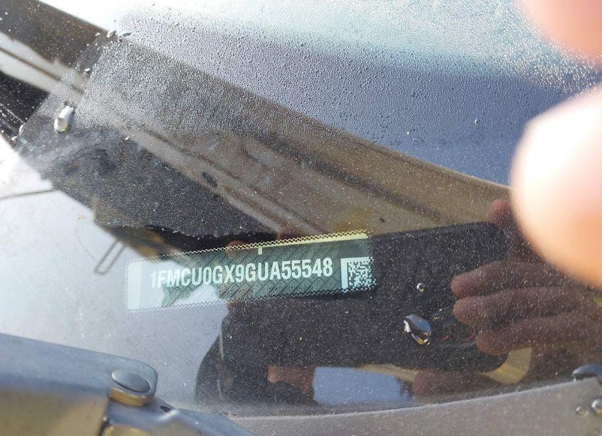 Photo 9 of 2016 Ford Escape SE (VIN 1FMCU0GX9GUA55548)