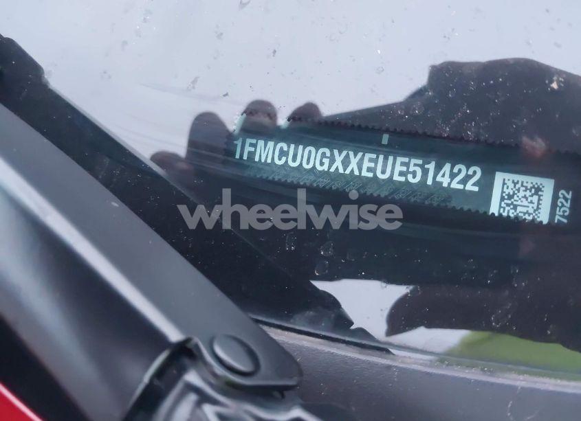 Photo 9 of 2014 Ford Escape SE (VIN 1FMCU0GXXEUE51422)