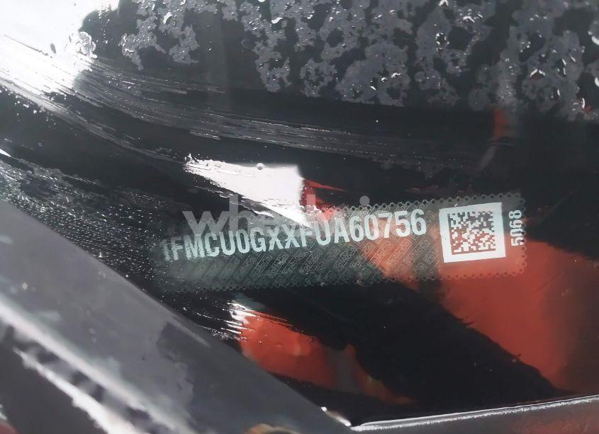 Photo 9 of 2015 Ford Escape SE (VIN 1FMCU0GXXFUA60756)