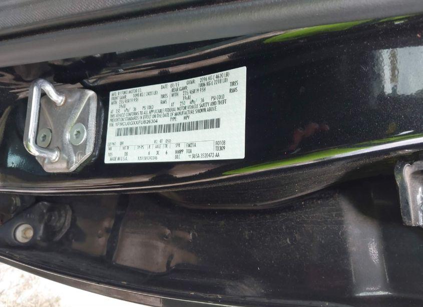 Photo 9 of 2015 Ford Escape SE (VIN 1FMCU0GXXFUB26304)