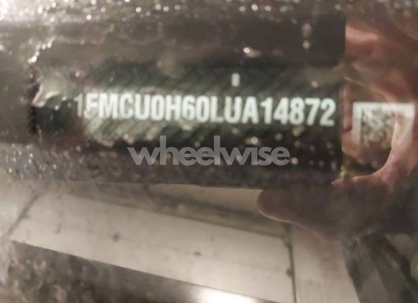 Photo 9 of 2020 Ford Escape SEL (VIN 1FMCU0H60LUA14872)