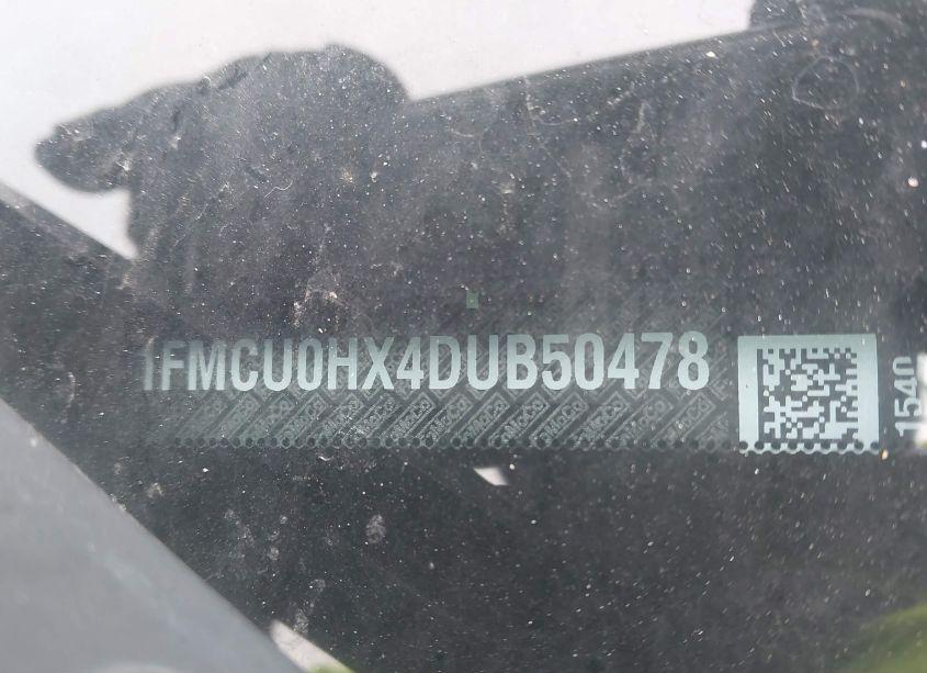 Photo 9 of 2013 Ford Escape SEL (VIN 1FMCU0HX4DUB50478)