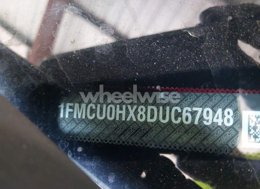 Photo 9 of 2013 Ford Escape SEL (VIN 1FMCU0HX8DUC67948)