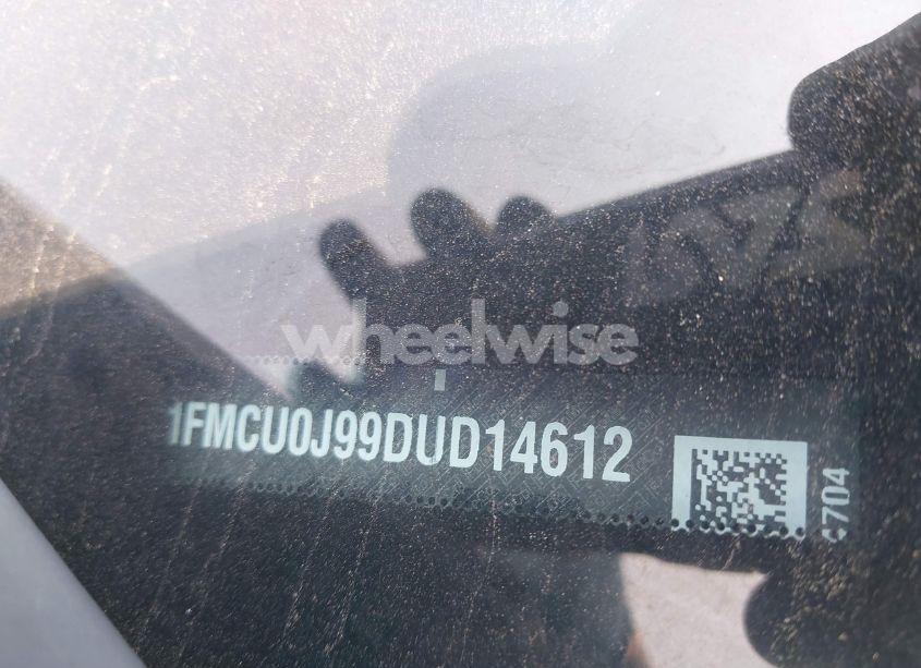 Photo 12 of 2013 Ford Escape TITANIUM (VIN 1FMCU0J99DUD14612)